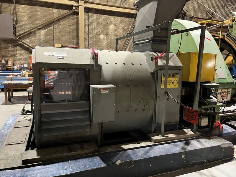 1500 HP 500/500 RPM General Electric 5CD696WA802C800, DC electric motor, DPFG-BV, 600 VA - Image 3