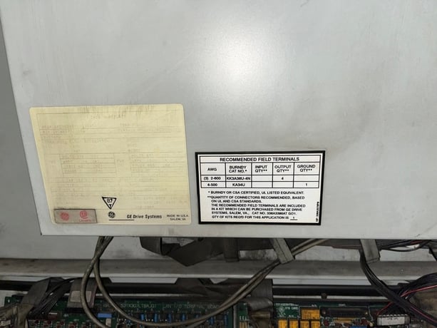 1267 HP General Electric, 3VOMK575CD004, VFD, 3 phase, 575 Volts - Image 5