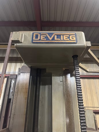 4" DeVlieg #4K-72, spiramatic jig mill, 40" 72" tbl., under power - Image 3