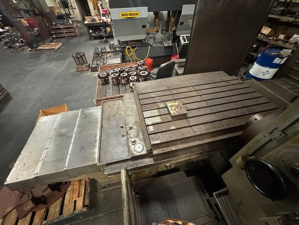 4" DeVlieg #4K-72, spiramatic jig mill, 40" 72" tbl., under power - Image 8