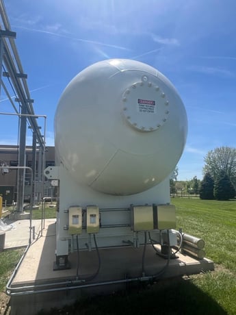 6565 gallon PES, Refrigerant Storage Tank System, R134a, skid mount pump & valve system, 250 psig, ASME - Image 7