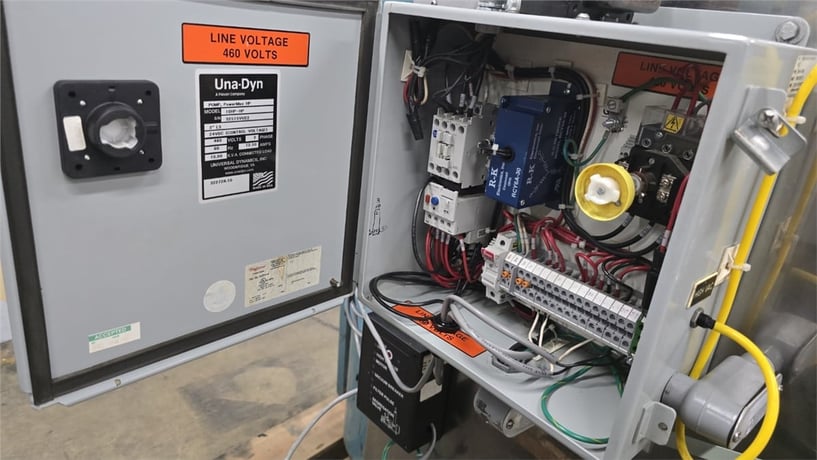 Una-Dyn #10HP-HP, PowerMax HP Pump, w/2" Hopper, 2" Inlet, 230 CFM, 10 HP, 460 V - Image 8