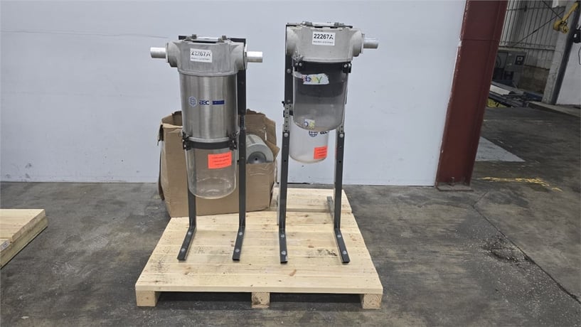 Assorted Lot of AEC Filters w/Housing, 2" Inlet/Outlet, (6) Filter Elements - Image 1