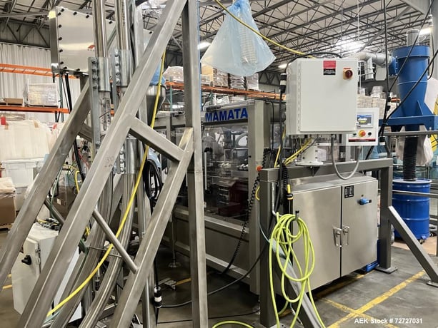 Mamata #PFS-250, Premade Pouch Machine, 55 PPM, Auger & Volumetric Fillers, 125-259mm width x 140-360mm H x - Image 1