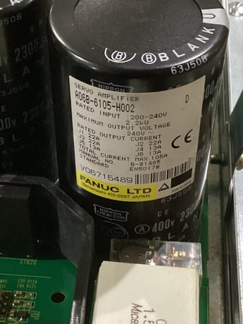FANUC A06B-6105-H002 D 6-Axis Servo Amplifier Drive USED - Image 6