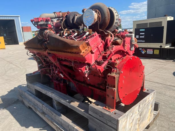 Cummins #QSK50, industrial fracking engine, Tier 3 pre-emission, used running takeout, 2018 - Image 4