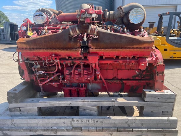 Cummins #QSK50, industrial fracking engine, Tier 3 pre-emission, used running takeout, 2018 - Image 5
