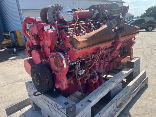 Cummins #QSK50, industrial fracking engine, Tier 3 pre-emission, used running takeout, 2018 - Image 6