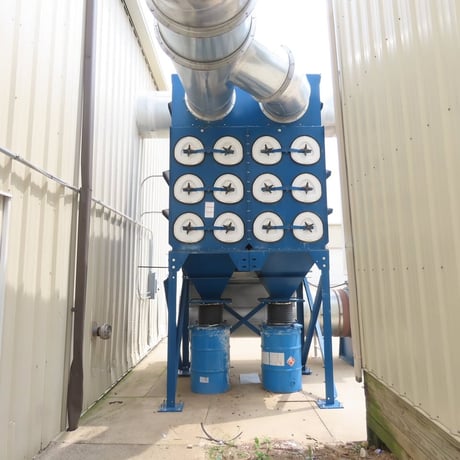 Donaldson Torit #DFE3-24, Dust Collectors, Baldor EM4115T, 50 HP, 3Ph, 230/460 V., 1775 RPM, w/ ductwork, 2022 - Image 4