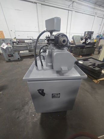 11" x 18" Hardinge #HLV-H-EM, Toolroom Lathe, 1.25" bore, 6" swing over cross slide, 18" centers, inch/metric - Image 9