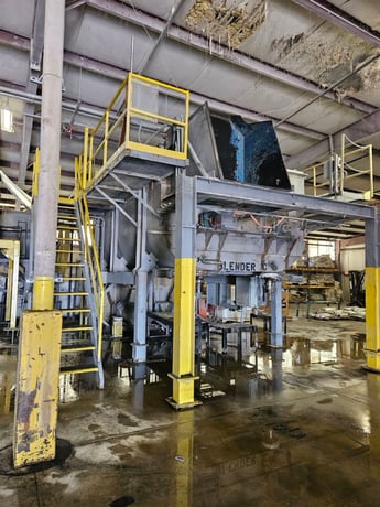 Custom, Dual Double Helix Ribbon Blender, Stainless Steel, 2x 100 HP motors, 2000 - Image 6