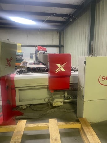 Semyx #Optima-420, 6' X 12' Waterjet, 60k PSI, 60 HP, 78" x 160" work area, Pump, IDE Cutting Head, 2015 - Image 8