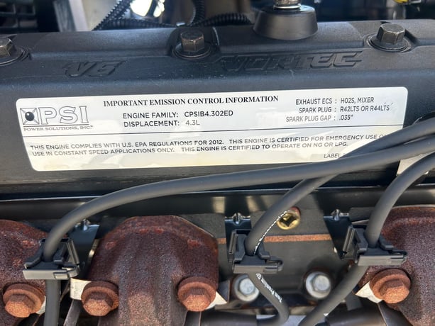 40 KW Kohler, Nat Gas LP Generator, 1PH, 120/240 Volts, 1083 hours, 2012 - Image 2