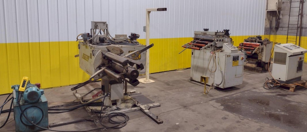 6000 lb. Littell, Servo Coil Feed Line, 24" width x 60" diameter Coil, 24" width x 0.25" thick Feeder - Image 1