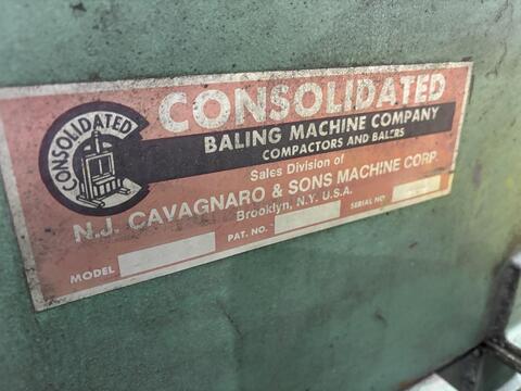Consolidated, Scrap Metal Baler Compactor, 10 HP - Image 2