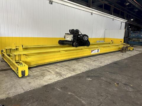20 Ton, Kranco, Overhead Bridge Crane, Double Girder, 38' Span, 38.92" overall length, 67" Hoist gauge, 62" - Image 1