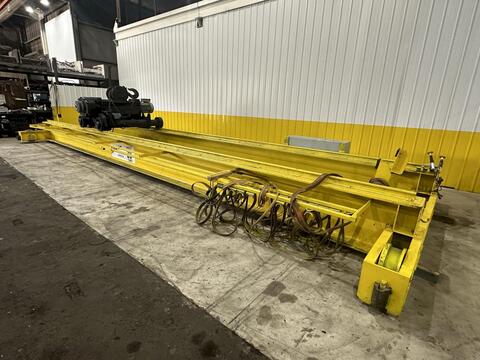 20 Ton, Kranco, Overhead Bridge Crane, Double Girder, 38' Span, 38.92" overall length, 67" Hoist gauge, 62" - Image 2
