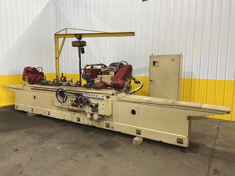 10" x 96" Cincinnati, Plain Cylindrical Grinder, 30" diameter x 3" width Grinding Wheel, 15 HP, (4) 50-170 - Image 1