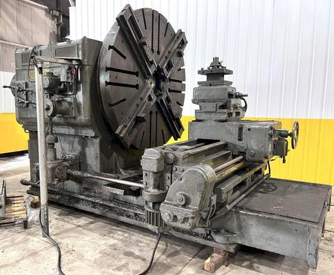 120" Craven, Heavy Duty Facing T-Lathe, 12" L Gap, 72" Chuck diameter, 4-Jaw Independent Chuck, (16) 13-97 - Image 1