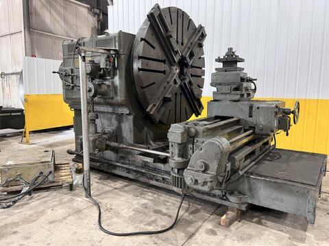 120" Craven, Heavy Duty Facing T-Lathe, 12" L Gap, 72" Chuck diameter, 4-Jaw Independent Chuck, (16) 13-97 - Image 4