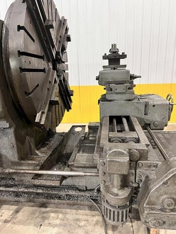 120" Craven, Heavy Duty Facing T-Lathe, 12" L Gap, 72" Chuck diameter, 4-Jaw Independent Chuck, (16) 13-97 - Image 5