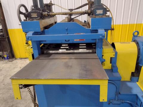 24" x .25" Metform #Flattener, High Precision Backed Up Coil Straightener Strip Leveler, 3 Over 4 Rolls, 6" - Image 7
