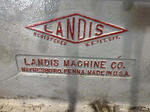 6" Landis #6P, Receding Die Head Pipe Threader, 10.8-36.7 RPM, 22" Carriage, 28" Front Chuck, 32" Rear Chuck - Image 2