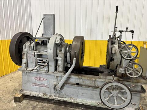 6" Landis #6P, Receding Die Head Pipe Threader, 10.8-36.7 RPM, 22" Carriage, 28" Front Chuck, 32" Rear Chuck - Image 6