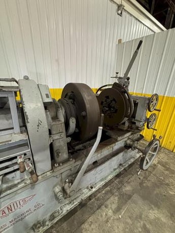 6" Landis #6P, Receding Die Head Pipe Threader, 10.8-36.7 RPM, 22" Carriage, 28" Front Chuck, 32" Rear Chuck - Image 8