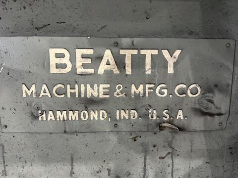 200 Ton, Beatty #20060N, Hydraulic Bulldozer Type Horizontal Press, 15" Stroke, 12" Cylinder diameter, 61" - Image 3