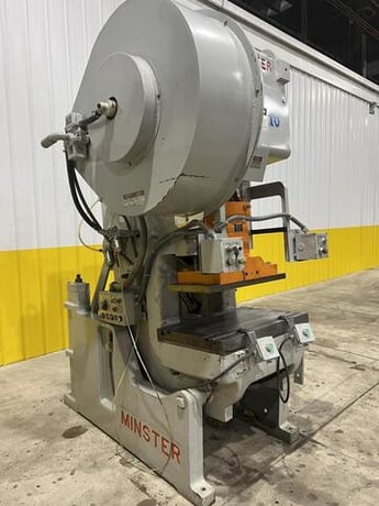 60 Ton, Minster #6, OBI Stamping Press, 3" Stroke, 3" Adjustment, 12" Shut H, 32" x 21" Bolster - Image 3