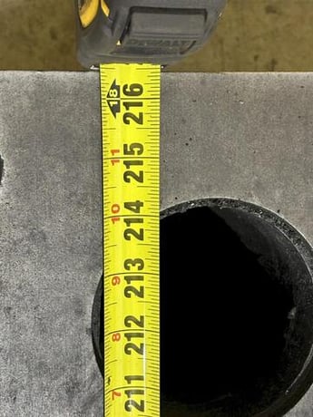 217" x 79" x 12" G & L, bay cast t-slotted cast la, (8) T-Slots, 10.25" T-Slot Centers, 4" diameter Leveling - Image 4