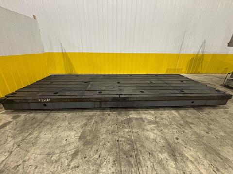 217" x 79" x 12" G & L, bay cast t-slotted cast la, (8) T-Slots, 10.25" T-Slot Centers, 4" diameter Leveling - Image 6