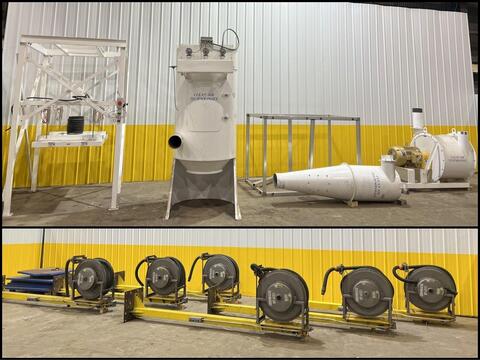 Clean Air Technologies/Eurovac, Industrial Transit & Bus Central Vacuum System, 4-Station, 40 HP - Image 1