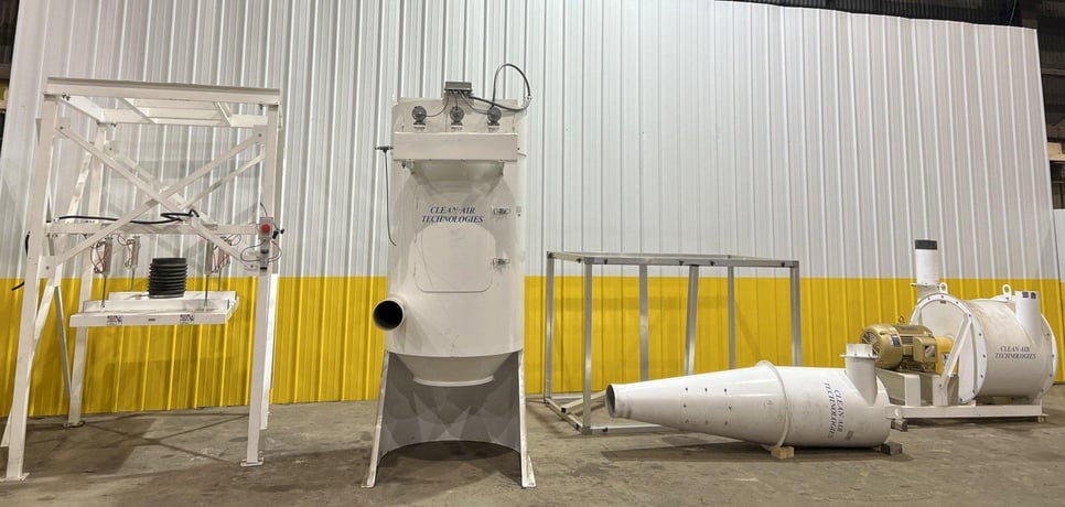 Clean Air Technologies/Eurovac, Industrial Transit & Bus Central Vacuum System, 4-Station, 40 HP - Image 2