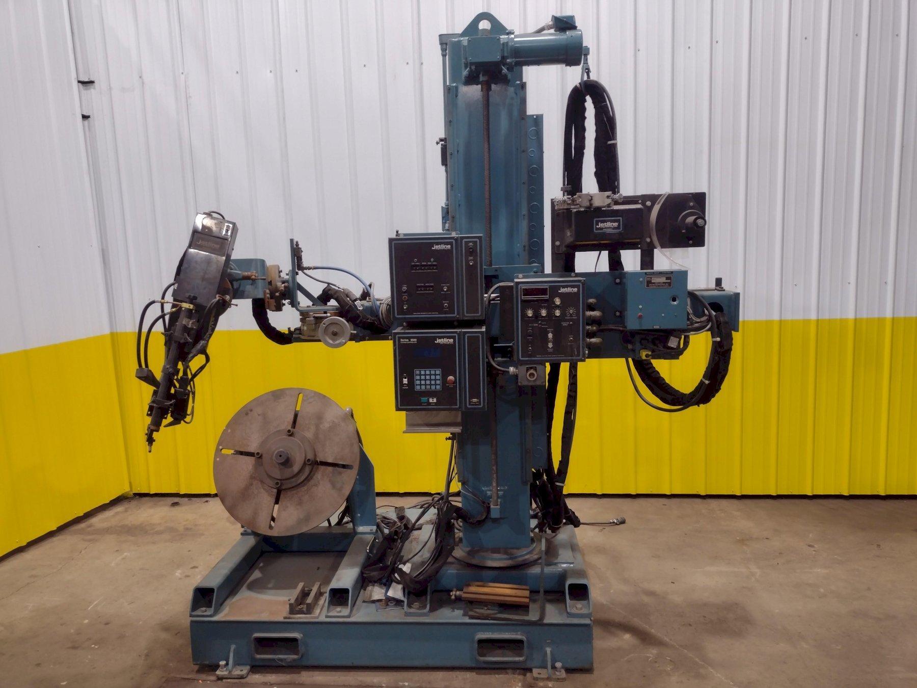1000 lb. Jetline #WHL-3C-72, Weld Head Locator & Positioner, 4-Roll Feed Head, 18" diameter Faceplate, 120 - Image 3