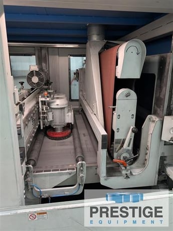 53" Loewer #BMK4TD, belt sander, automatic material feed, 20 HP, 1400 RPM, 2019 - Image 3