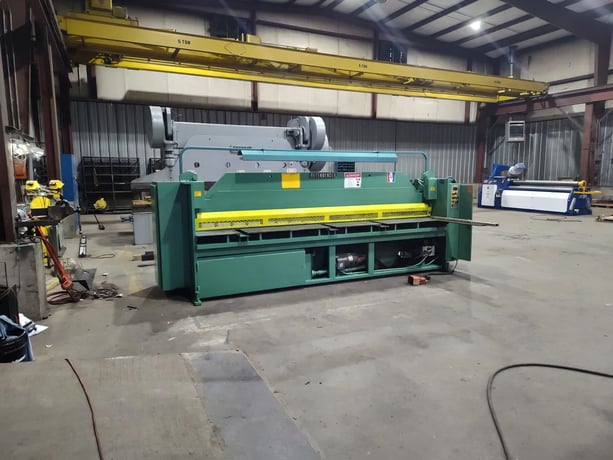 Bentenbender, 1/4" x 12' guillotine shear, 36" front operated power back gauge, 2000 - Image 5