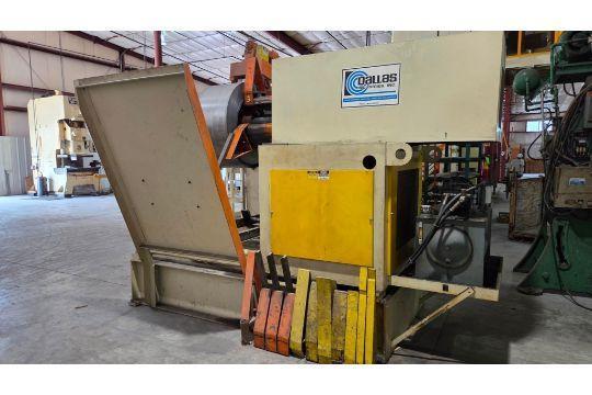 15000 lb. Dallas, coil reel & powered straightener, 42" width, .135"thickness, 7 straightening rolls - Image 7