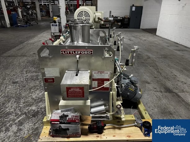 Littleford #FKM-600D, Plow Mixer, 130L, choppers stand, 2006 - Image 4