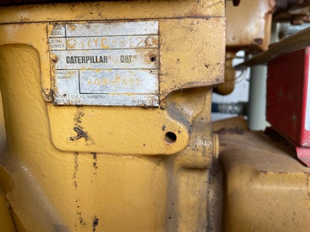 95 HP Gardner #SSHG99B, screw compressor, 1-stage, Caterpillar 3304 engine, 2002 - Image 4