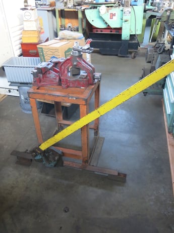 2" x 2" x 1/4" Roper Whitney Pexto #455, Combination Angle Iron Shear, Notcher, Bender - Image 1