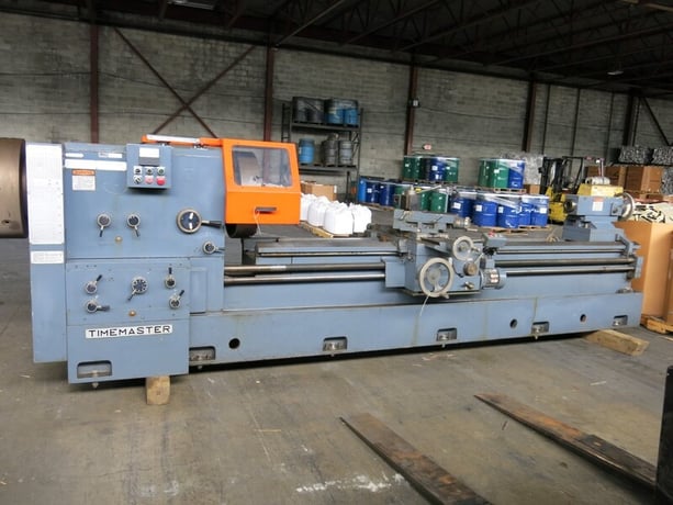 28" x 118" Gurutzpe #TimeMaster-Super, Hollow spindle lathe, 45" swing in gap, 19' overall, 10" bore, MT#6 - Image 2