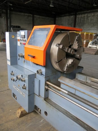28" x 118" Gurutzpe #TimeMaster-Super, Hollow spindle lathe, 45" swing in gap, 19' overall, 10" bore, MT#6 - Image 5