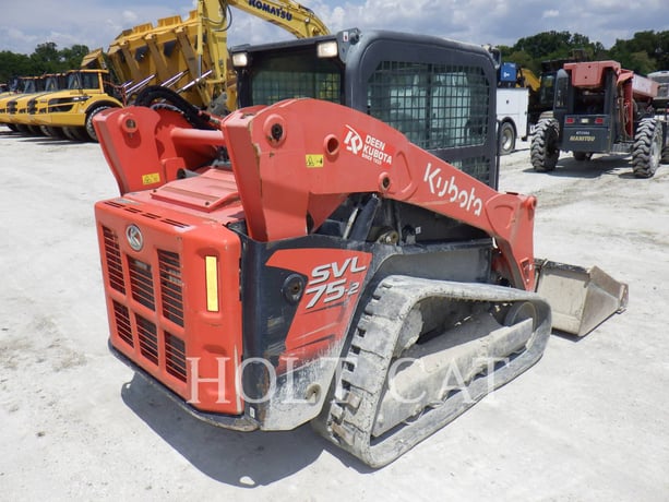 Kubota Manufacturing Of America SVL75-2, Skid Steer Loader, 1115 hours, S/N: 54360, 2021 - Image 3