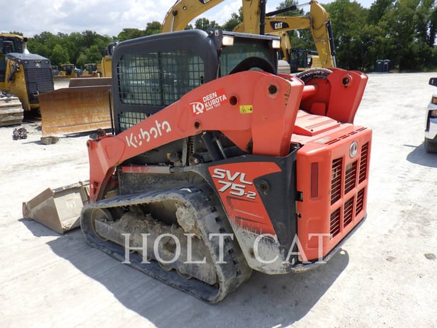 Kubota Manufacturing Of America SVL75-2, Skid Steer Loader, 1115 hours, S/N: 54360, 2021 - Image 4