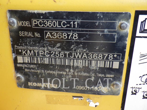 Komatsu PC360LC-11, Crawler Excavator, 4685 hours, S/N: A36878, 2019 - Image 6