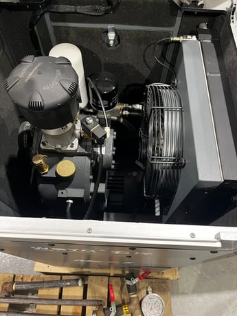 28 scfm, 145 psig, Woyo #ME-7.5, screw air compressor, 10 HP @ 3525 RPM, 2024 - Image 2