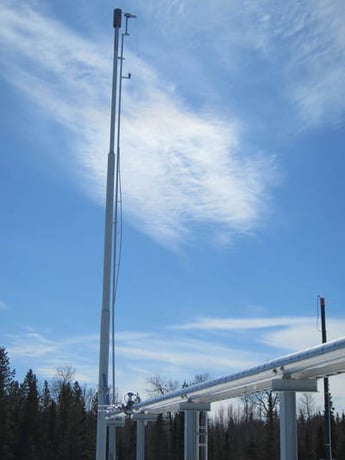 10" x 50' Pyramid Self Supported Flare Stack, 2006 - Image 1