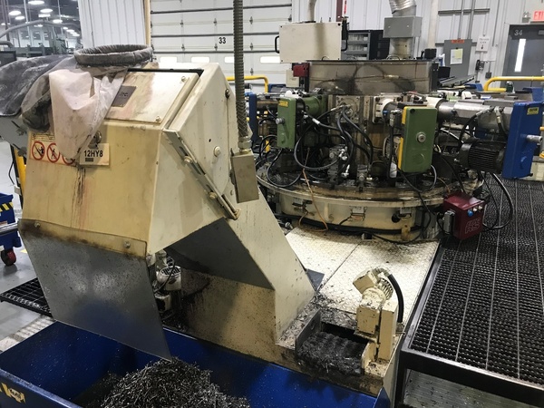 Hydromat #Epic-R/T-HW25-12, with saw, bar feed, inverter, chip conveyor, serial #040987-275 - Image 7